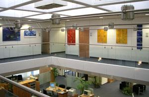Ausstellung Lichthof Volksbank Viersen
